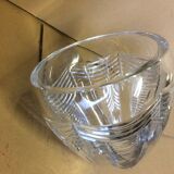 Large Art Deco vase in Baccarat crystal