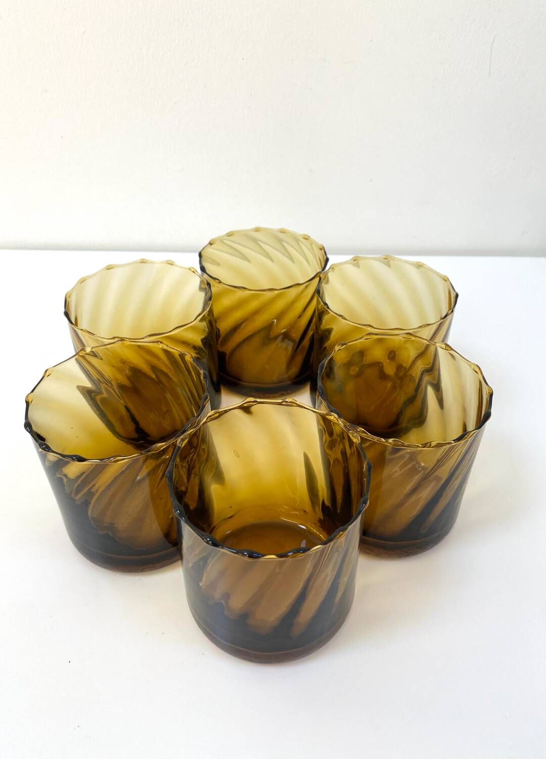 1970s rattan glass holder