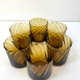 1970s rattan glass holder