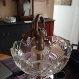 Lustre vintage en cristal, italie, 1940s