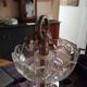 Vintage italian crystal chandelier, 1940s
