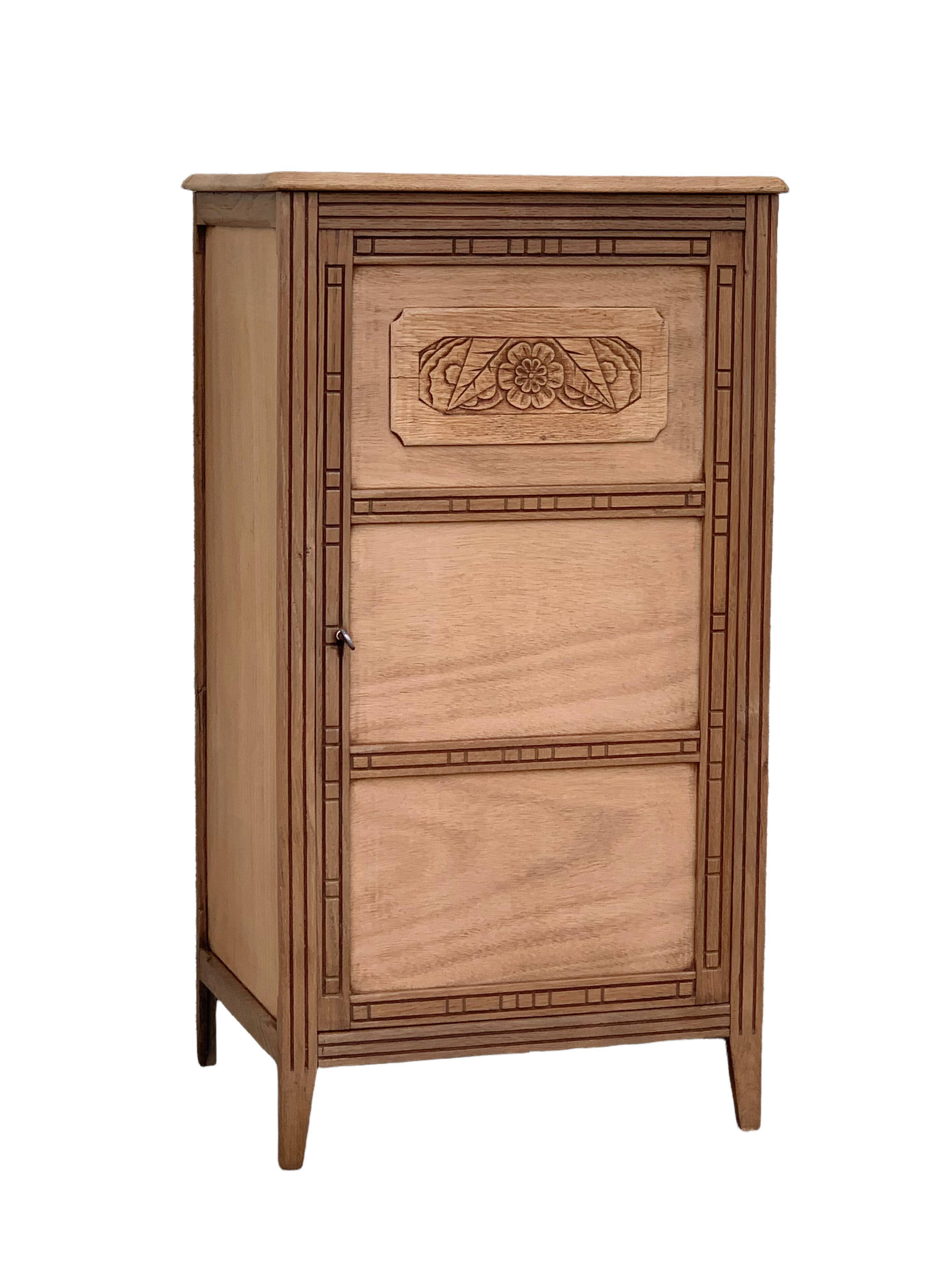 Parisian buffet art deco wood brut 1930