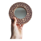 Miroir décor sgraffito