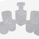 Carafe and whisky glasses set