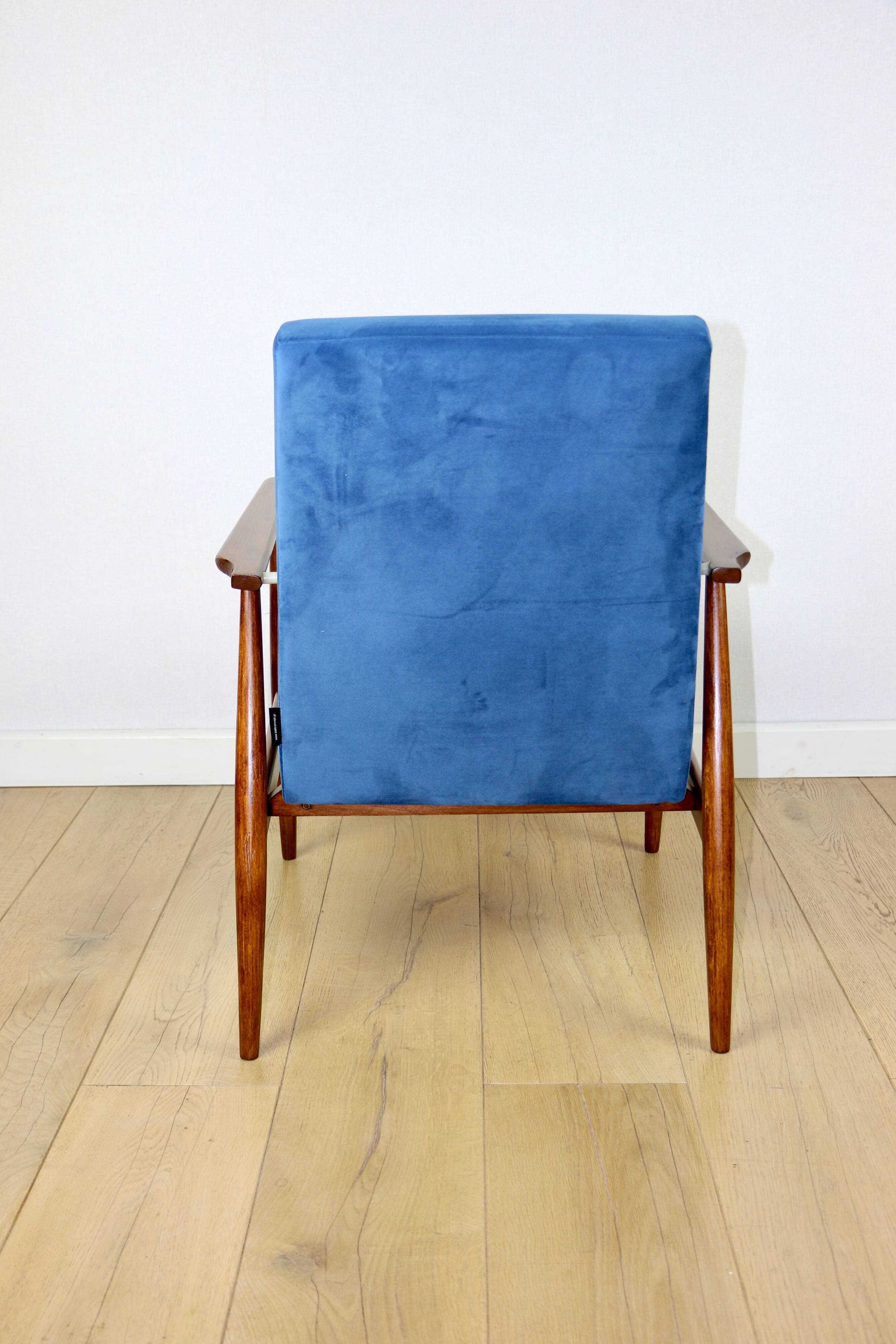 Vintage Easy Armchair 'Lis', 1970s blue - 2 pieces available