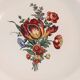 Villeroy & Bosch soup plate - Tulip and flowers
