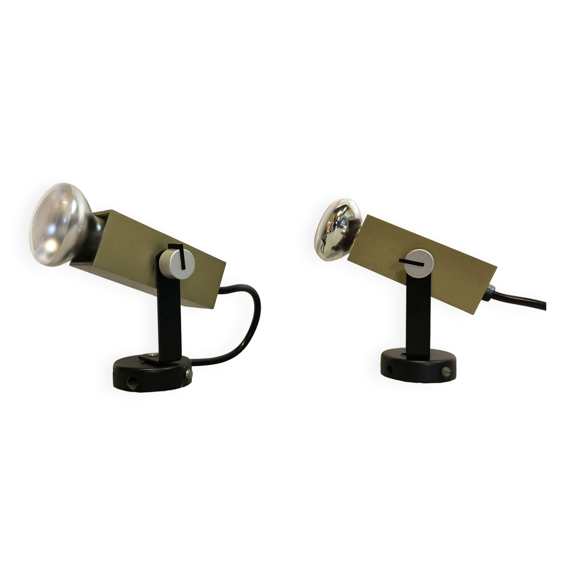 Pair of vintage spotlights