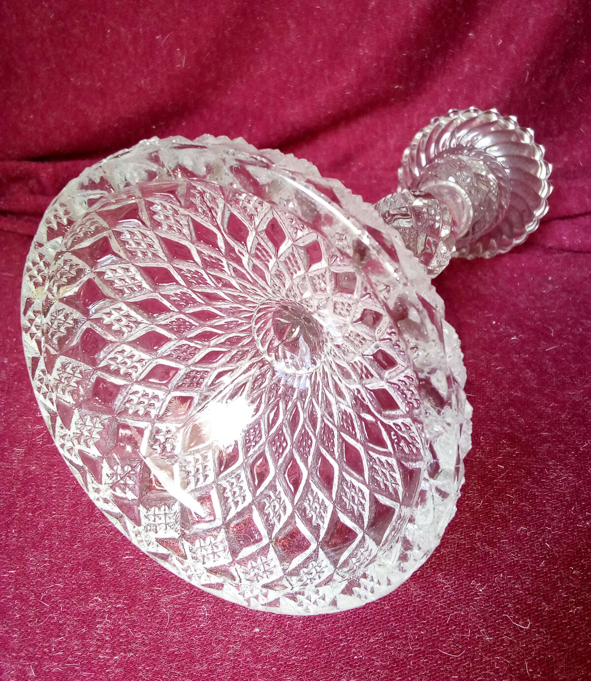 Pair of candlesticks way Crystal