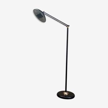 Varallo black halogen floor lamp alfa Italy model