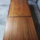 Vintage Scandinavian design table in Teak asymmetric extension by Johannes Andersen 1960