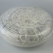 60s 70s ceiling lamp Plafoniere Ice Glass Doria Germany Space Age Design