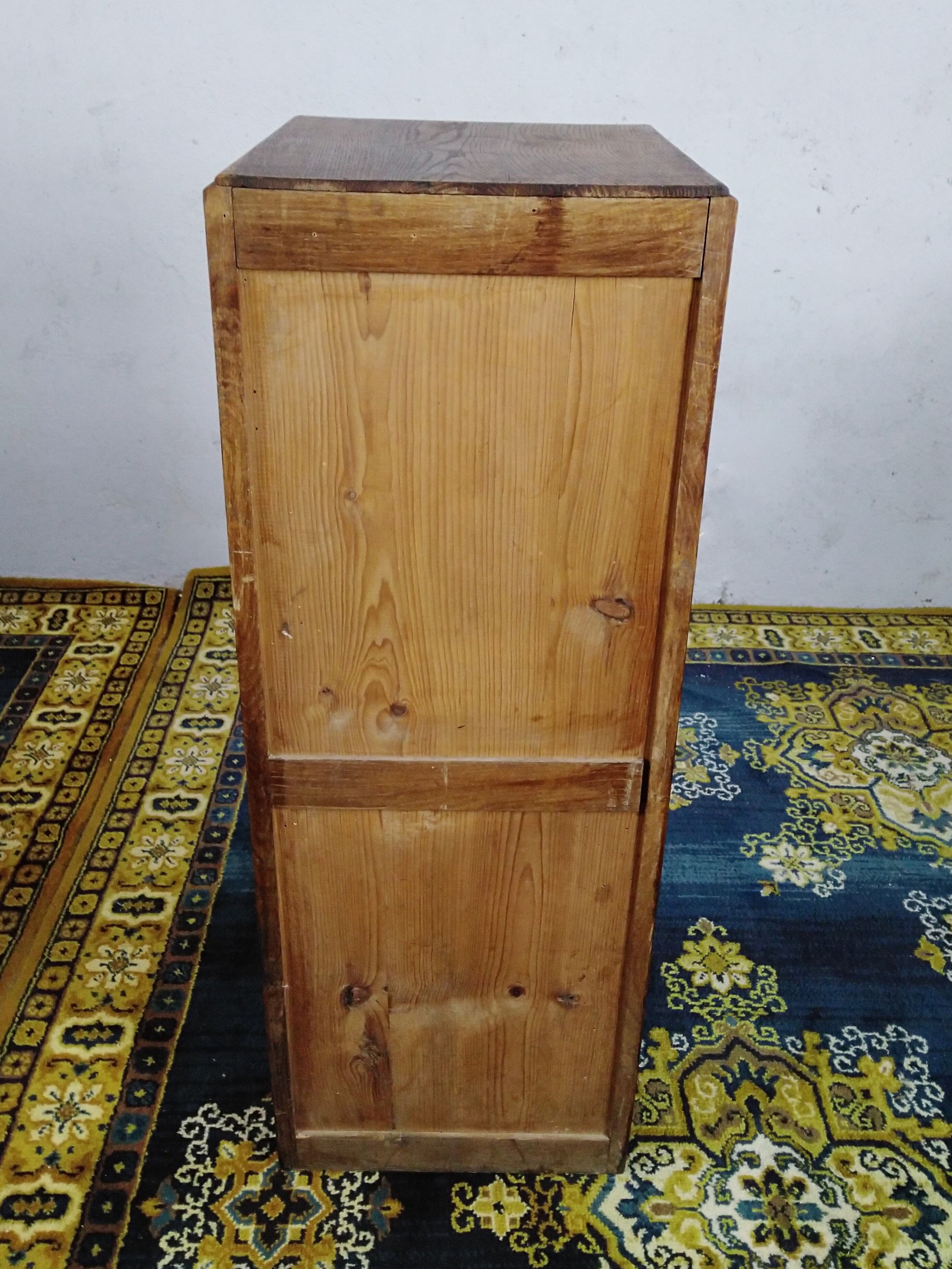 Vintage oak filing cabinet
