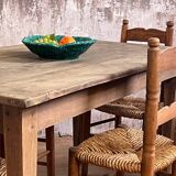 Table de ferme en chêne