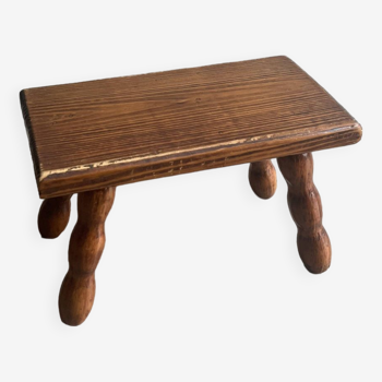 Wooden stool bench
