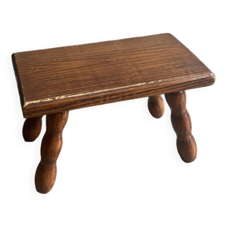 Wooden stool bench