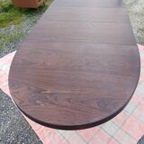Table ovale scandinave vintage 1960