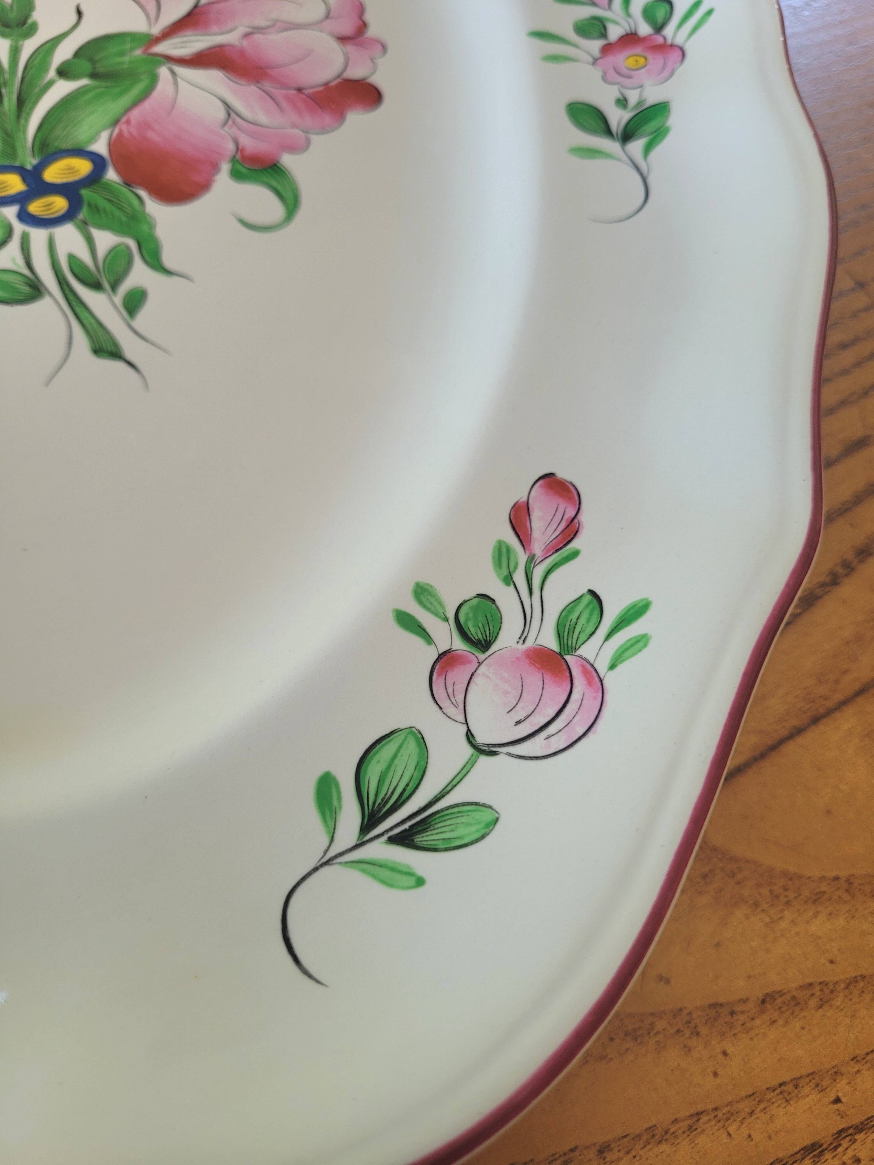 Large earthenware dish "Streetlight" St. Clement