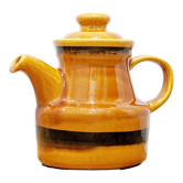 Théière vintage '70 en céramique St Amand
