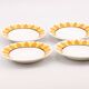 Service 4 assiettes creuses faïence Digoin Sarreguemines modèle Tournesol