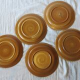 Serving dish and 5 dessert plates from St Amand model "Meylan" in good condition