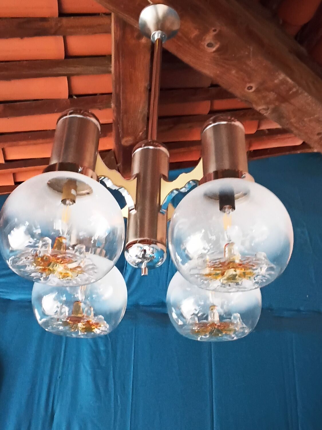 Murano Mazzega chandelier