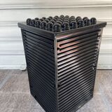 Ensemble de bureau cendrier sistema 45 et pots à crayons, Ettore Sottsass