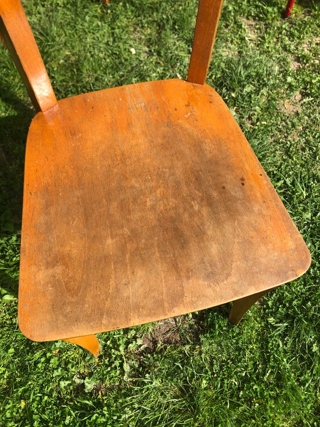 Paire de chaises bistrot style scandinave bois