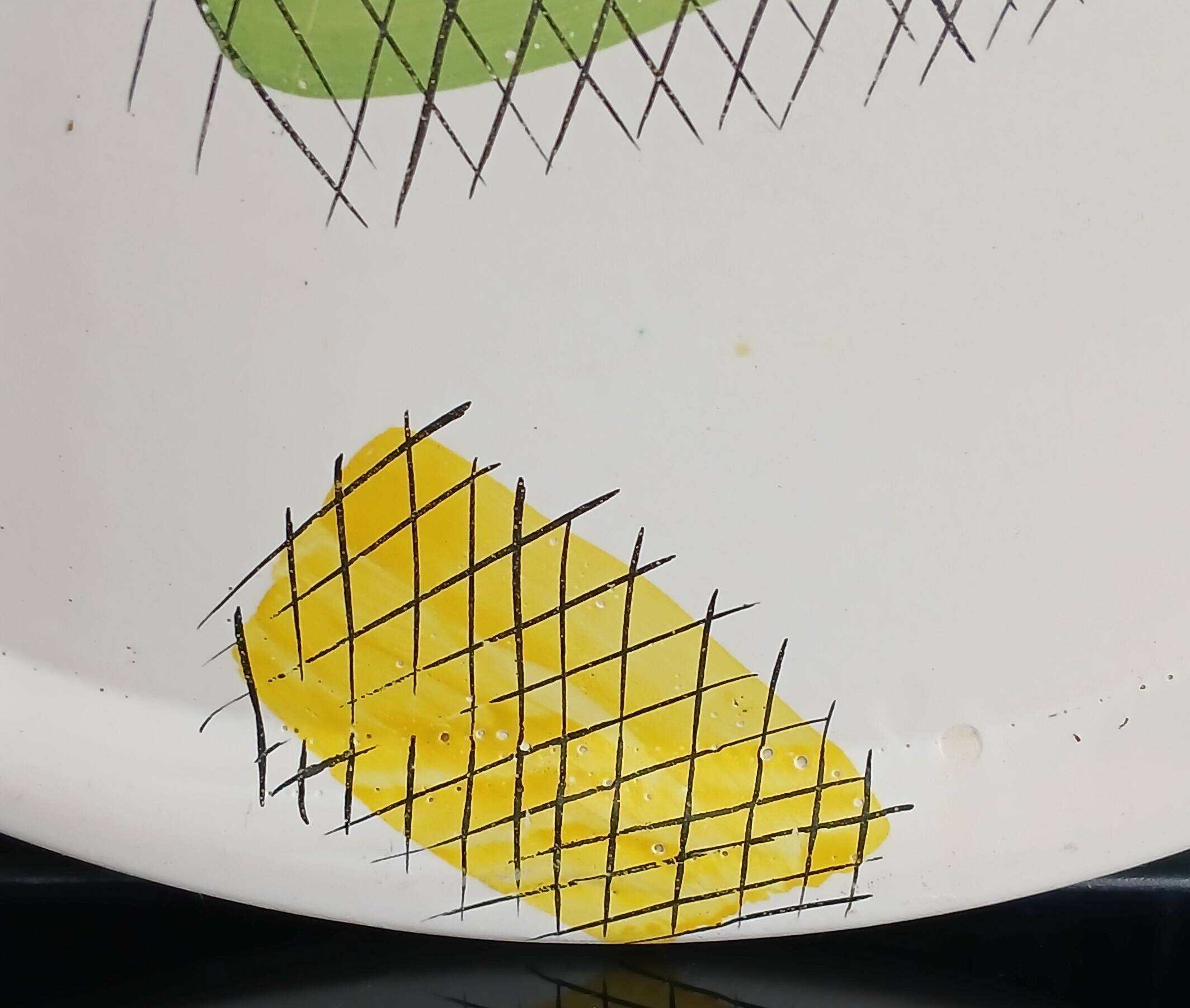 Ceramic plate Poët-Laval 50s