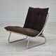 1970s, British design by Peter Hoyte, "Sling" lounge chair, corduroy, original condition.