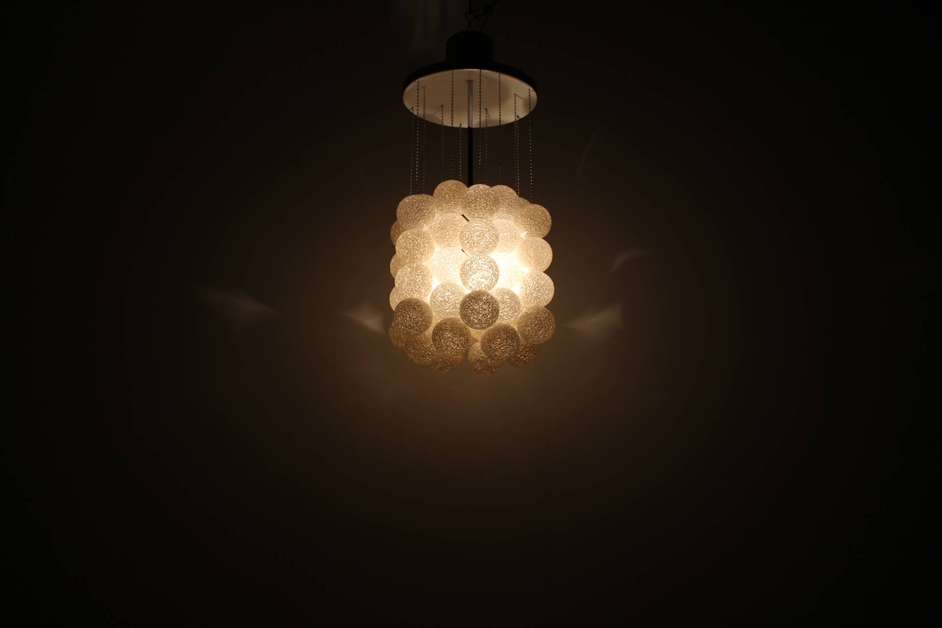 1970s Napako “Bubble” Pendant Lamp, Czechoslovakia