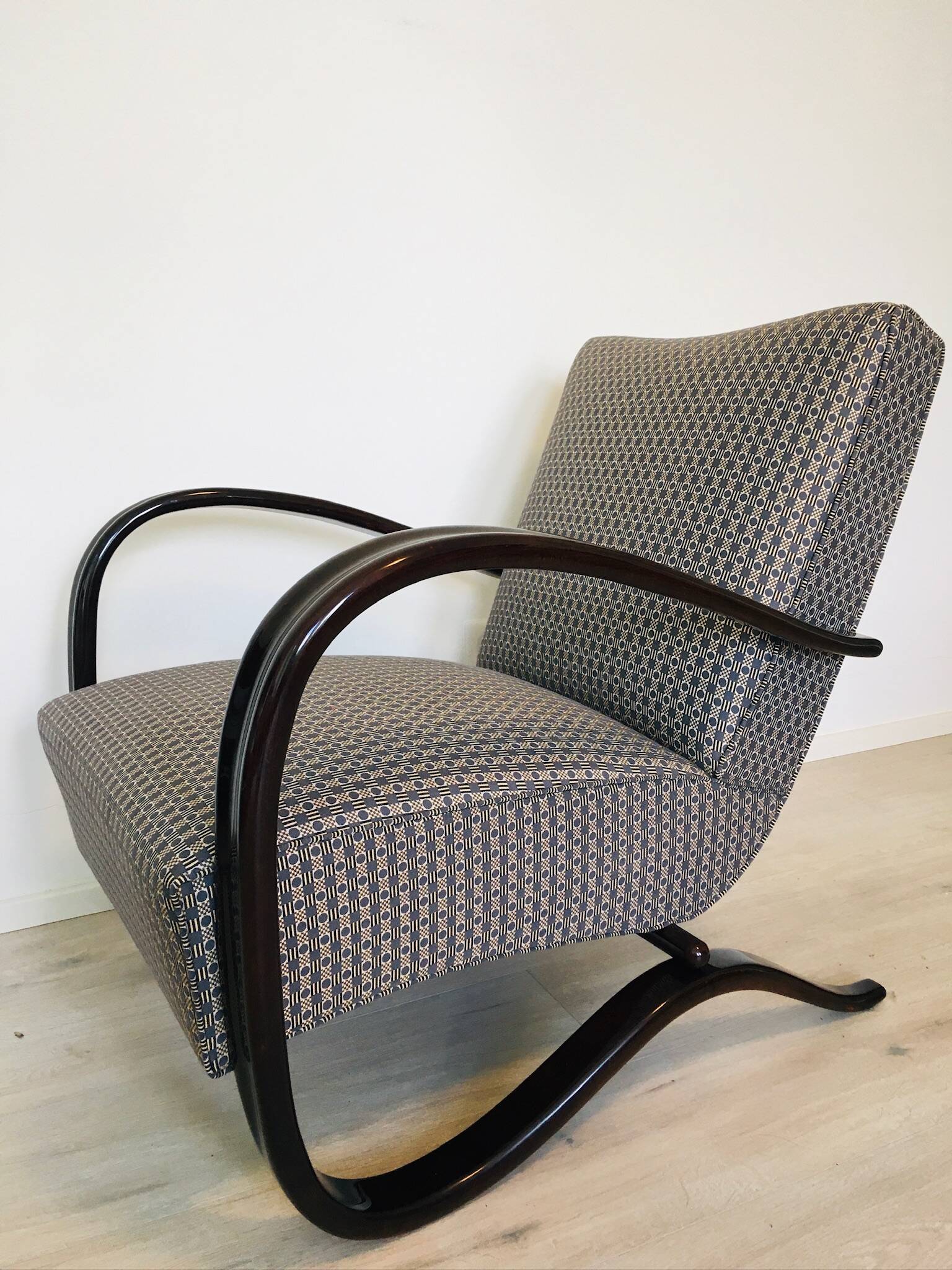 Fauteuil H269 par Jindřich Halabala pour UP Závody, 1930s