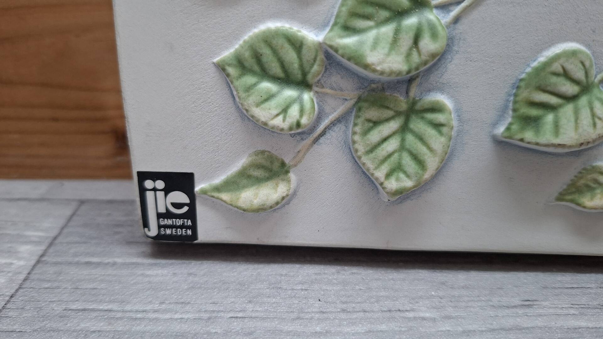 Wall plaque in ceramic JIE Gantofta, Sweden