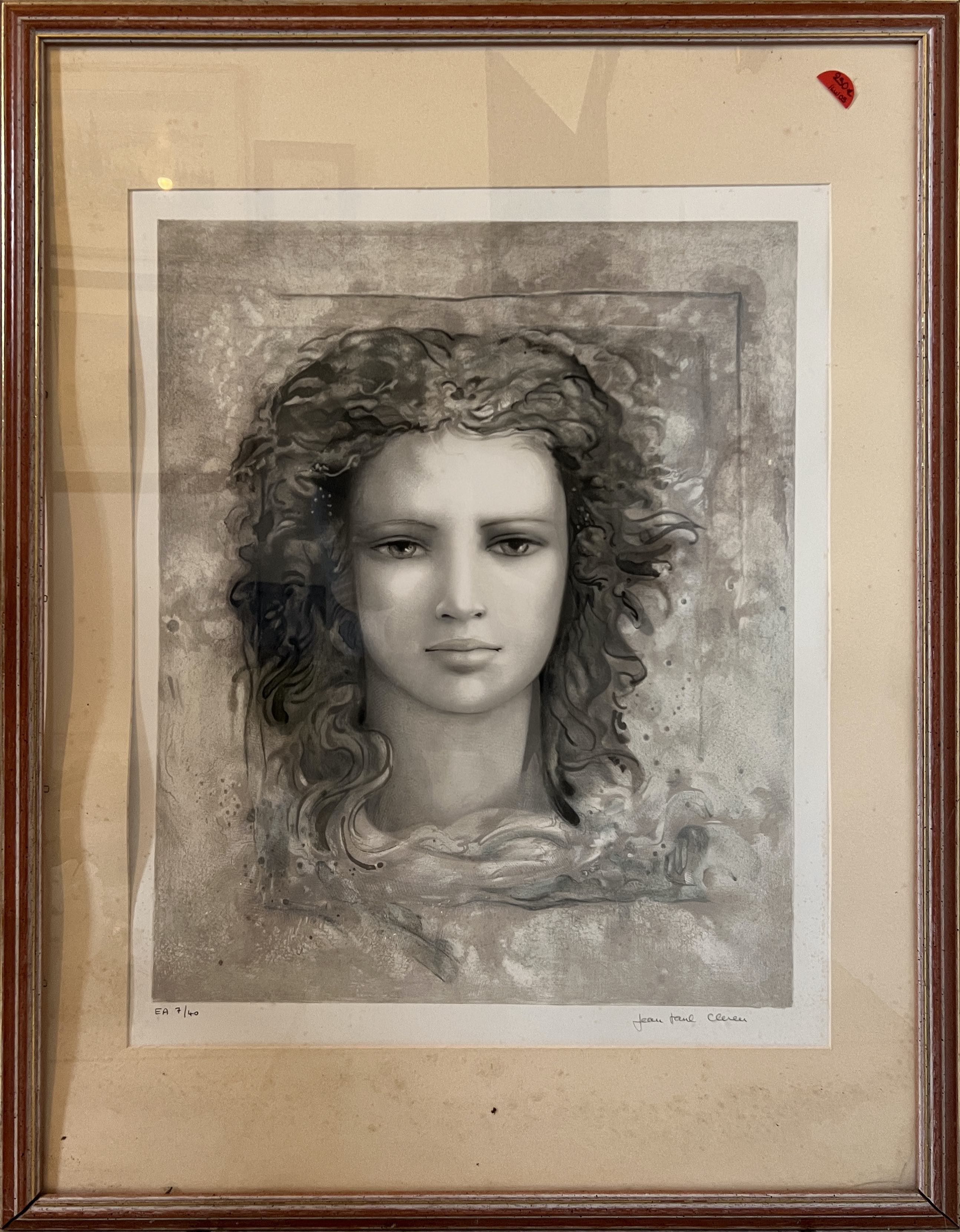 Lithograph by Jean-Paul Cleren