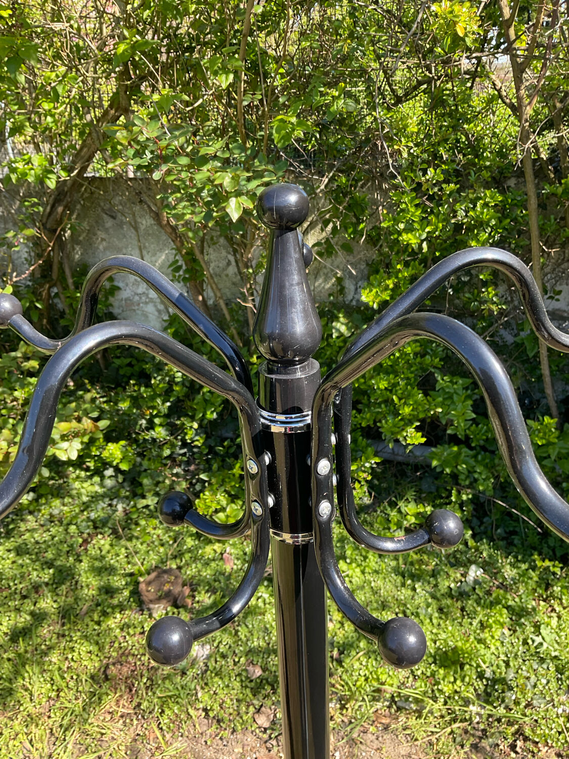 Vintage 1980s freestanding coat rack