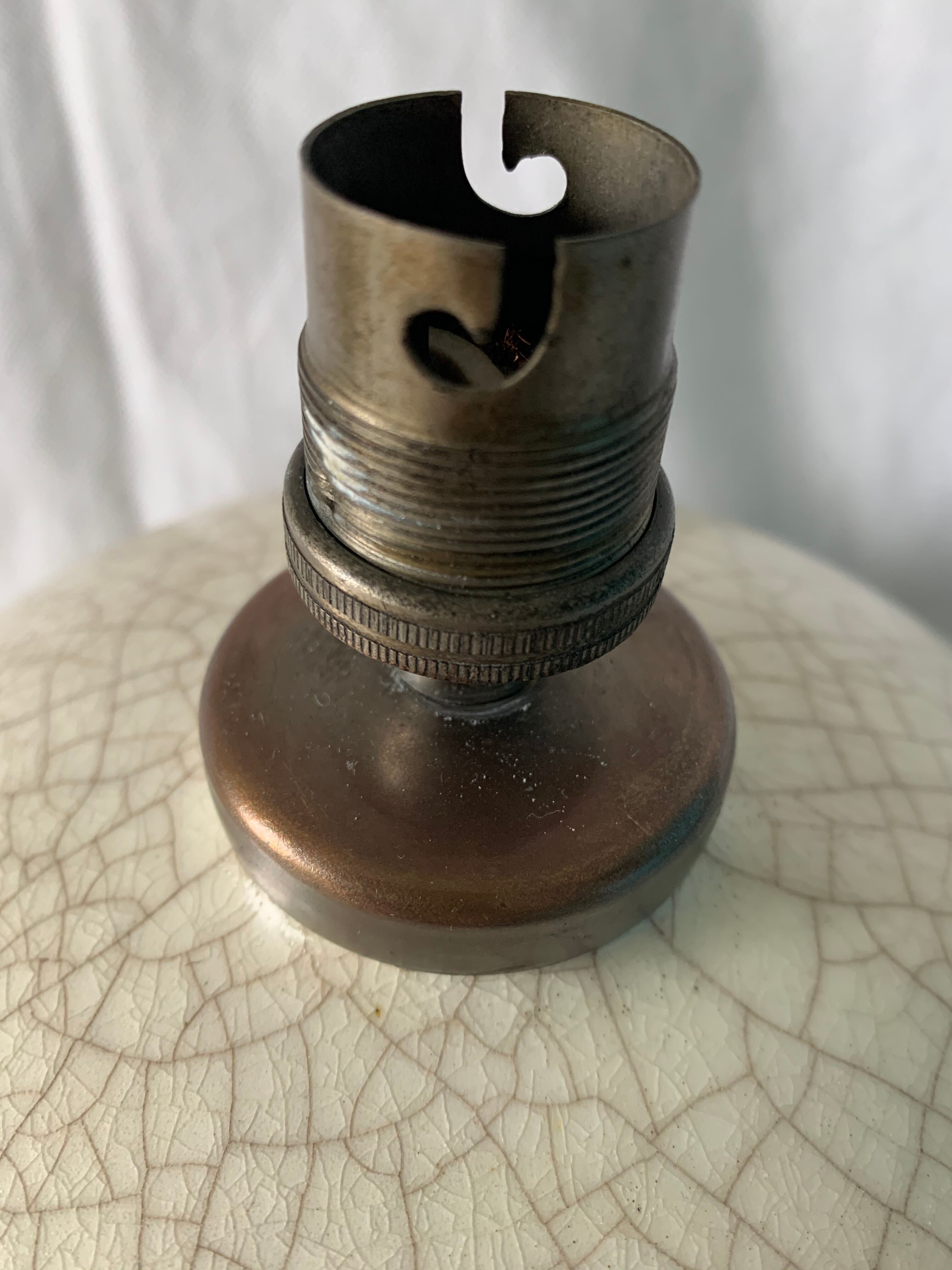 Crystal cracked ceramic ball lamp foot