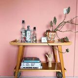 Vintage Opal Klein Möbel Serving trolley
