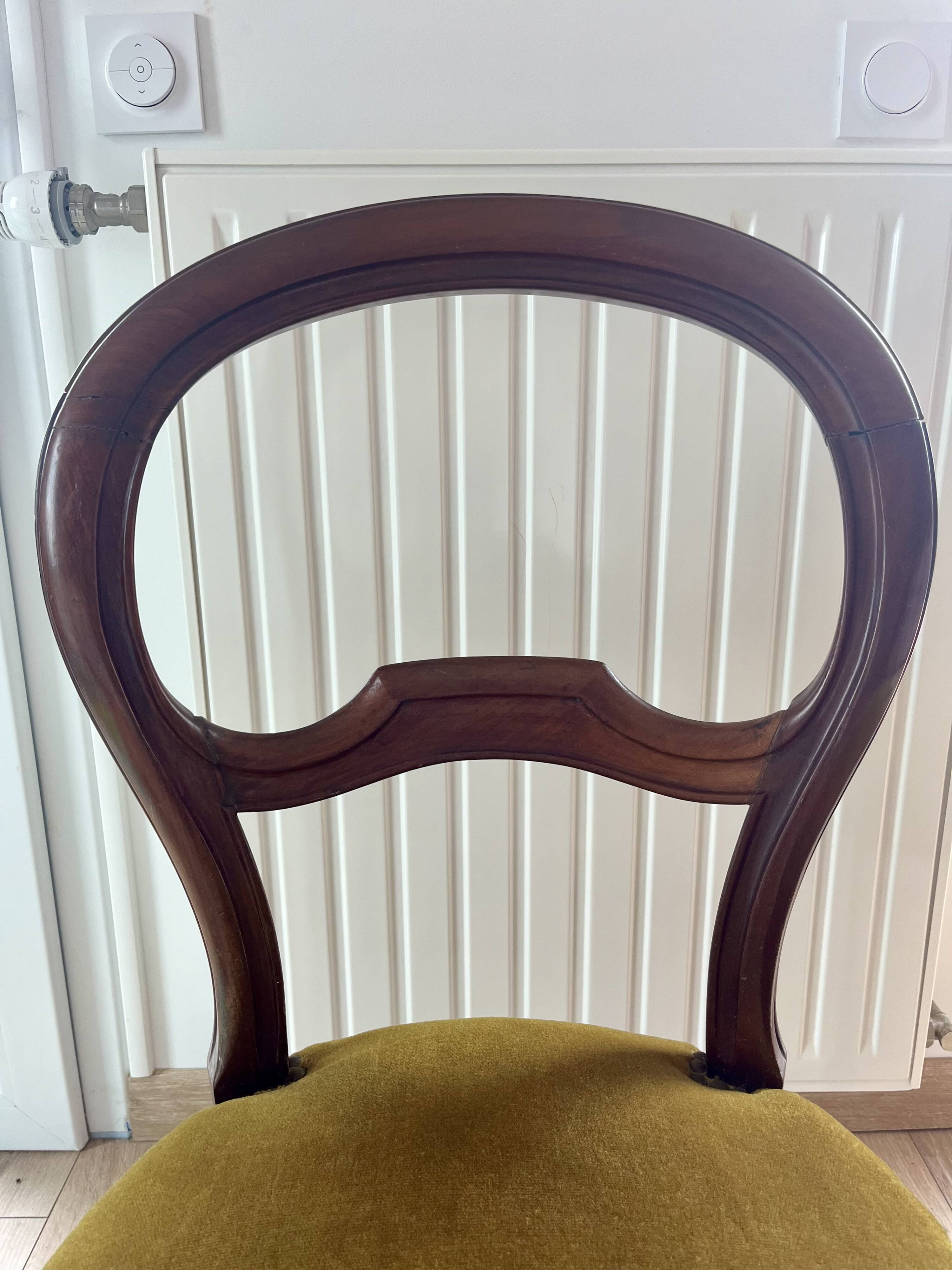 Paire de chaises Louis Philippe