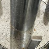 Lustre vintage chromé / suspension avec 6 points lumineux