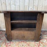 Comptoir de bar en rotin des années 1960