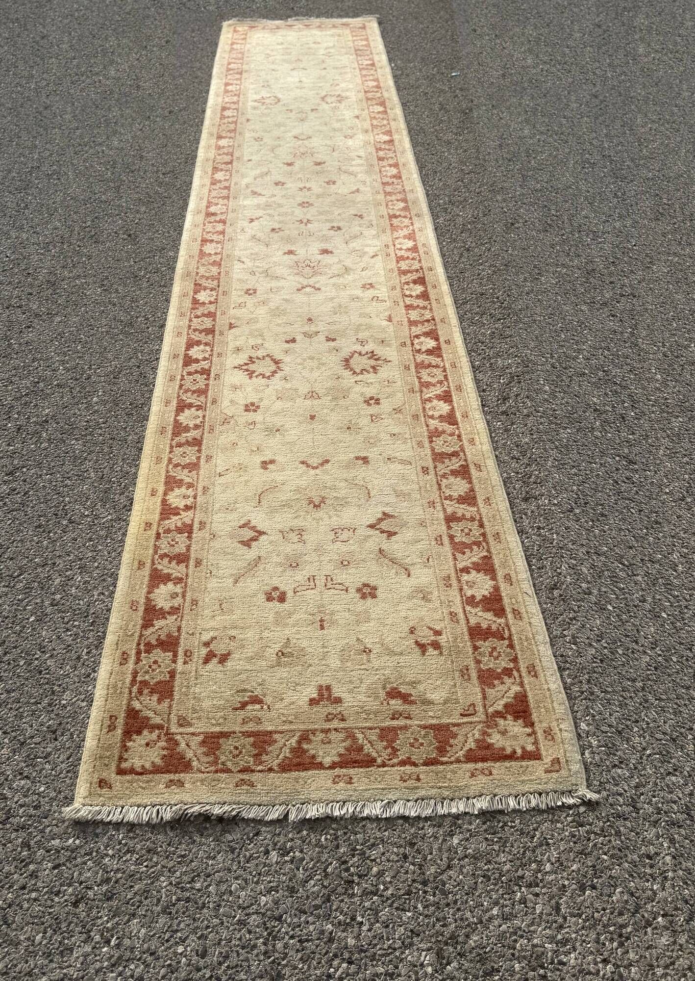 Orient Ziegler hallway rug: 4.50 x 0.83 metres - Handmade wool