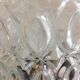 Glass ceiling light structured by RZB Leuchten, vintage 60/70s
