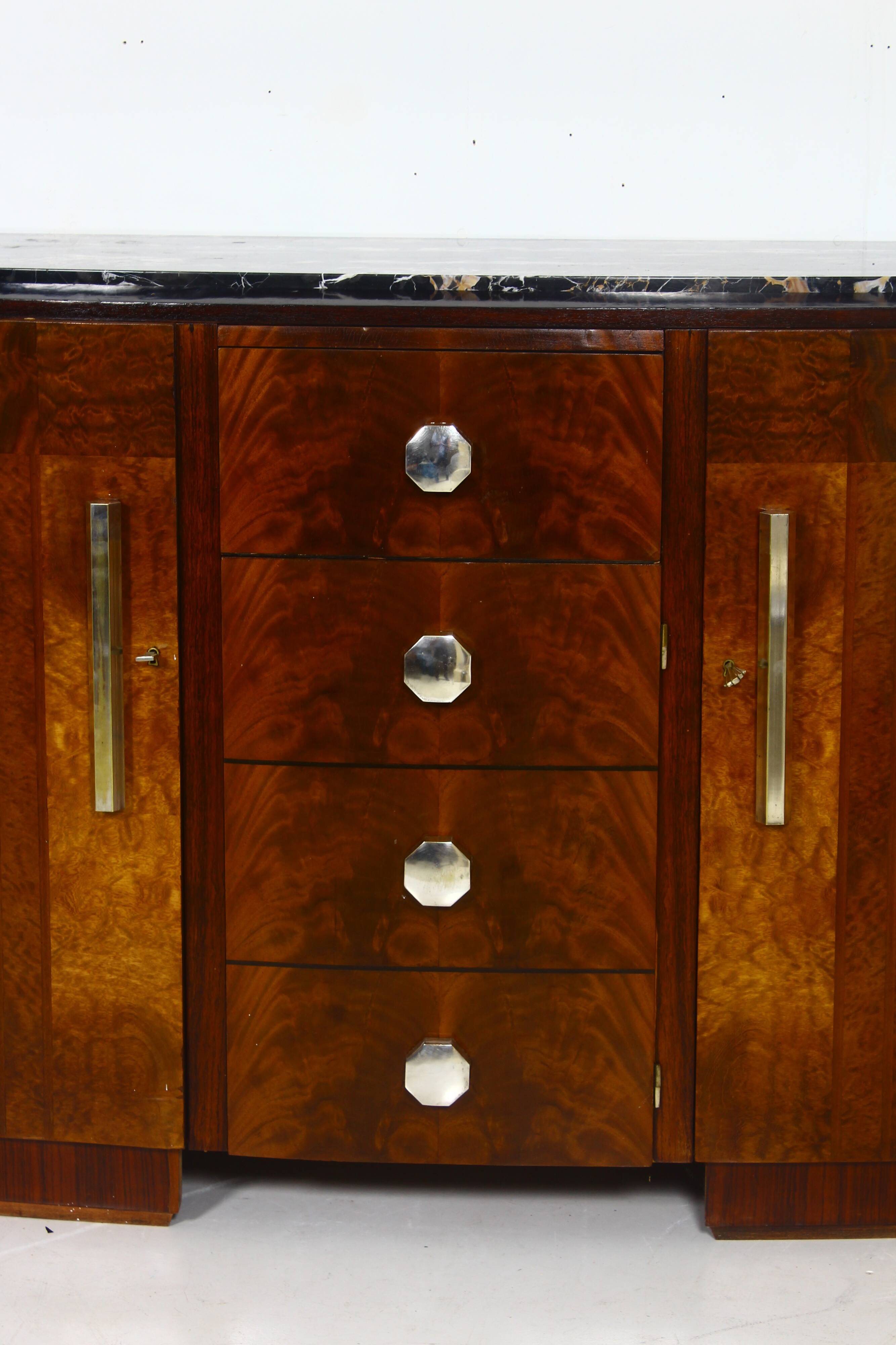 1930s French Art Deco Sideboard