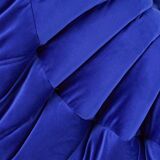 Togo two-seat in blue velvet by Michel Ducaroy for Ligne Roset