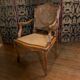 Regency canned armchair
