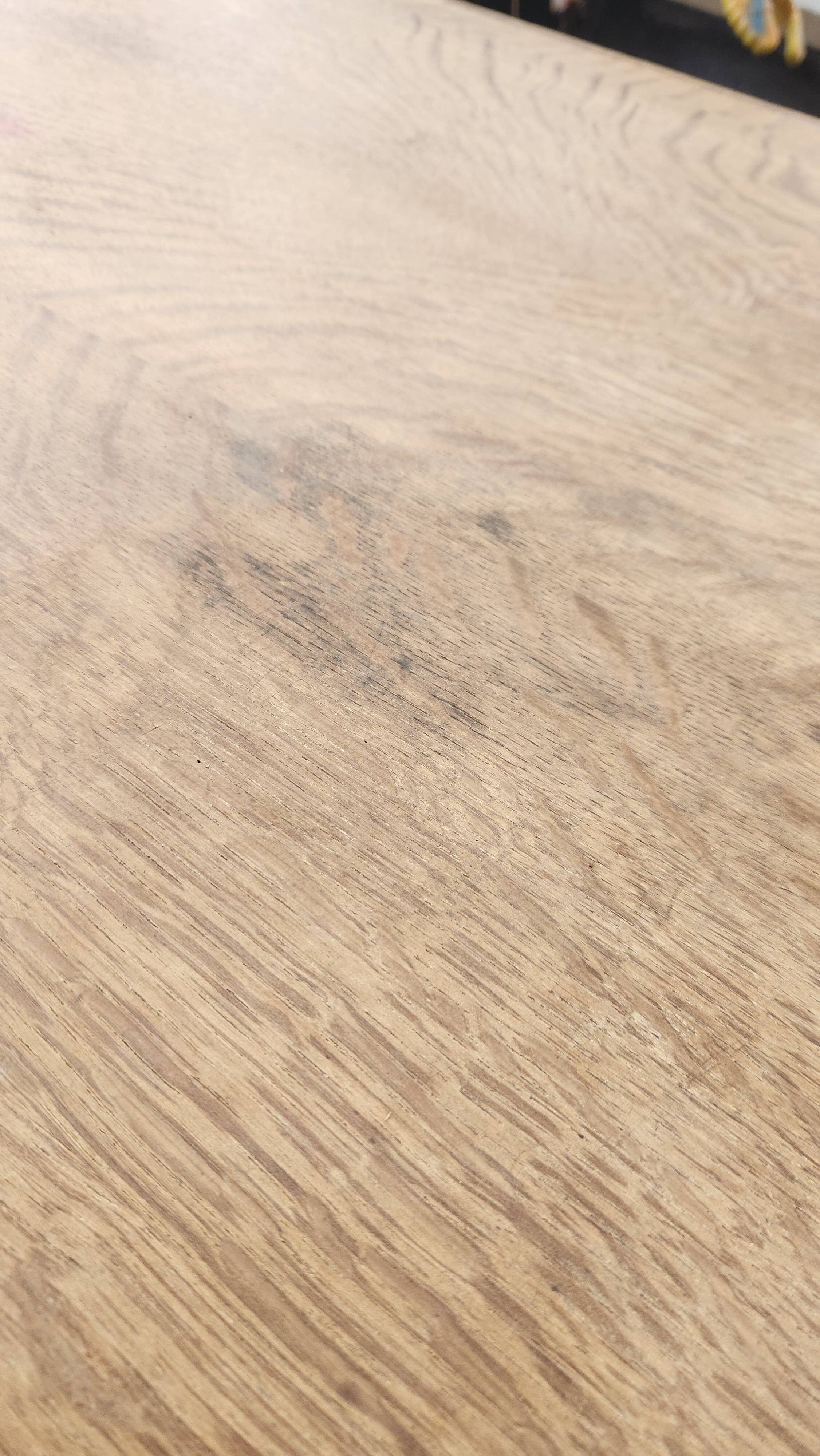 Sanded beechwood table from the 1940s