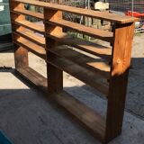 Étagère industrielle en bois