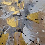 Abstract painting table