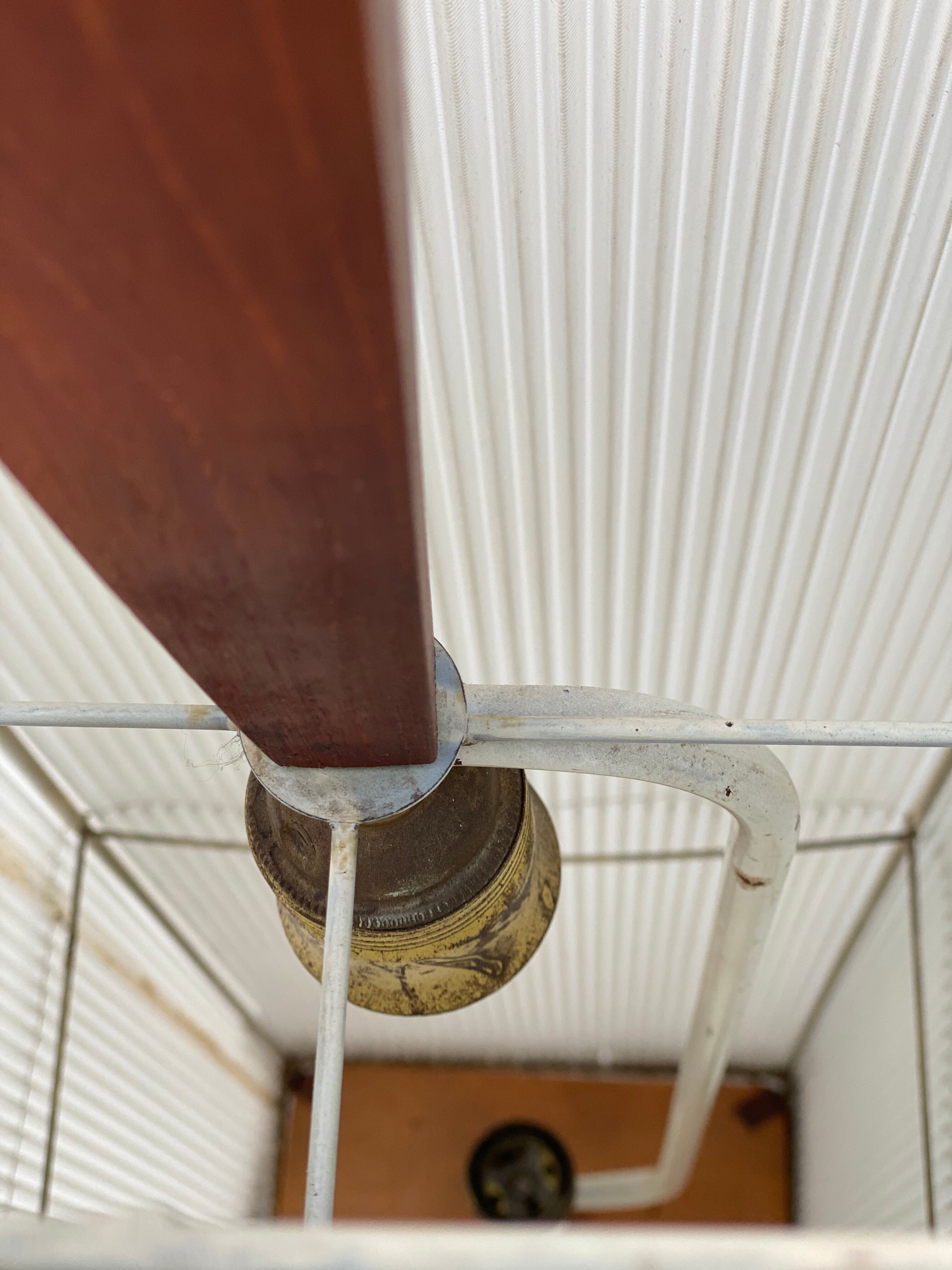 Vintage teak floor lamp