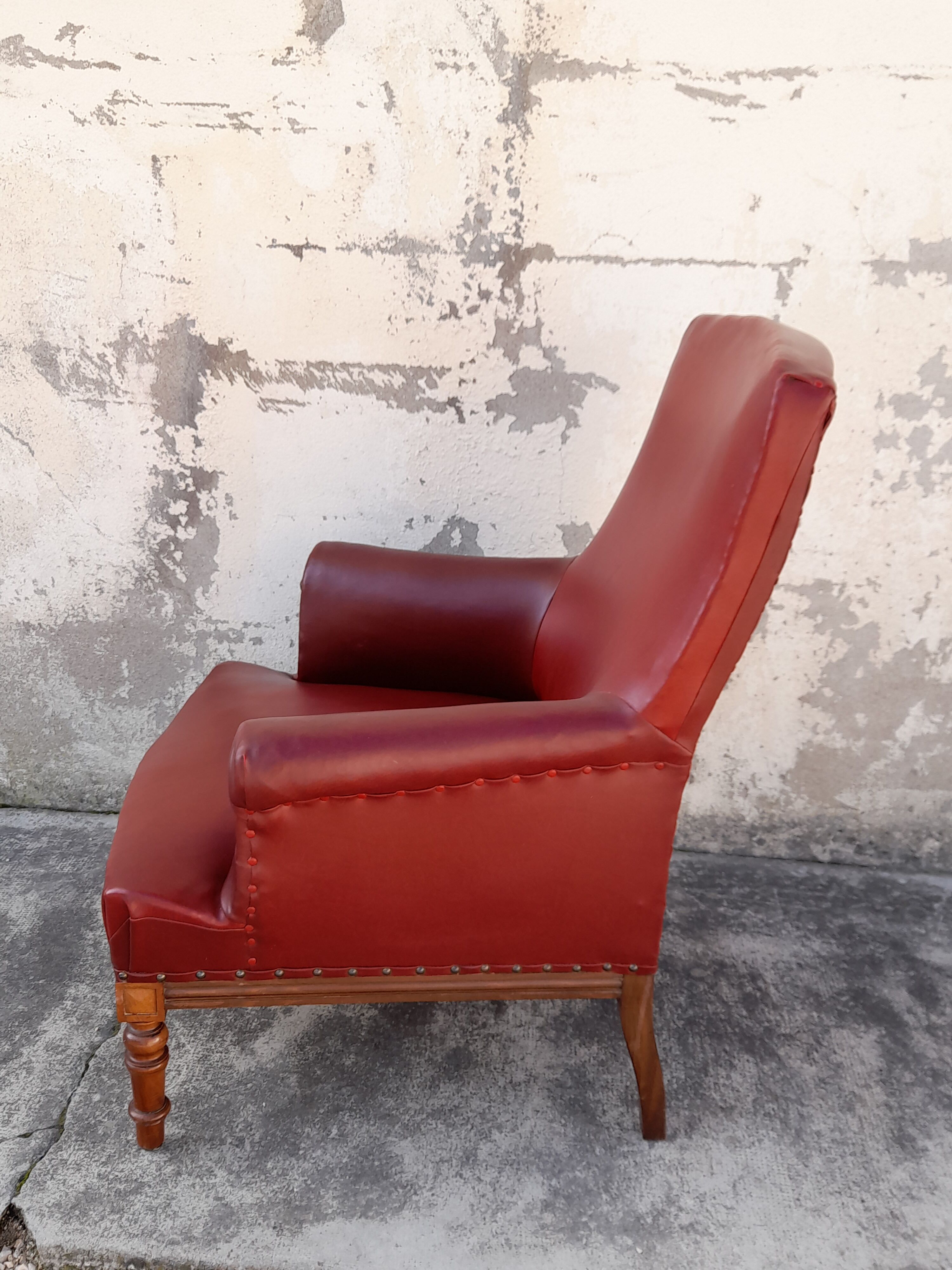 Fauteuil bergère Louis Philippe époque XXeme