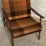 Fauteuil boomerang vintage